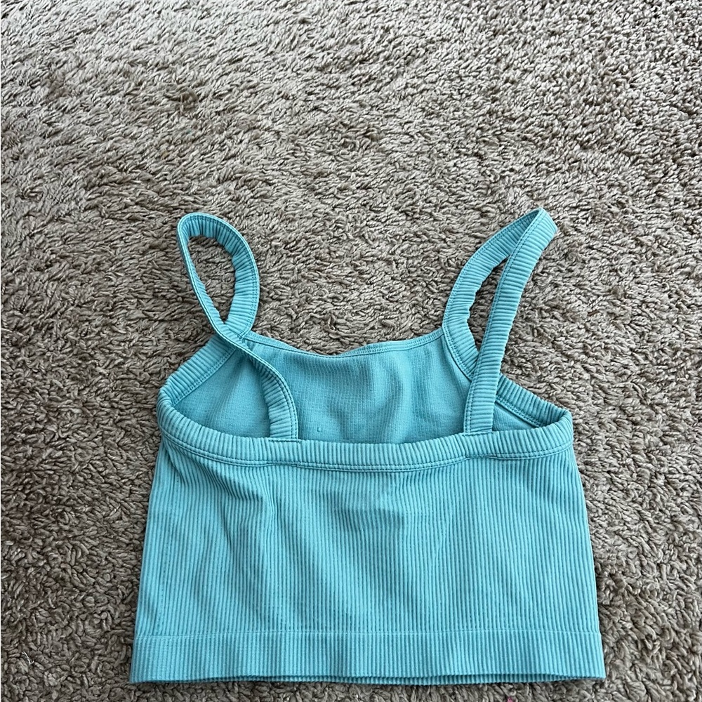 Colsie Blue Tank Top - Picture 2 of 3